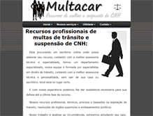 Tablet Screenshot of multacar.com.br